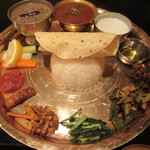 本場のネパール料理 カラシュ - タカリカナセット 1,250円（税別）