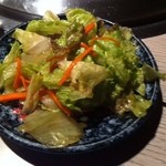 Koubeya - ハラミ定食 ¥900 のサラダ