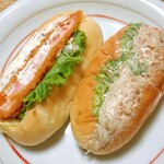 パーノトリア - 料理写真:２種類のコッペサンド