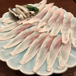 うなぎの豊川 - うなぎの薄造り