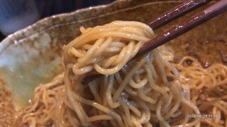 中華そば くにまつ - 汁なし担々麺（580円、３辛）