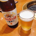 焼肉レストランひがしやま - 瓶ビール