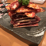 焼肉レストランひがしやま - カルビタワー盛り