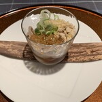 レストラン サホロガーデン - ③一口椀 新得産手打ち蕎麦