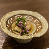 鮨みなと - 穴子の白焼きポン酢和え
