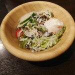 まつちか ステーキ食堂 - Sセット（サラダ）