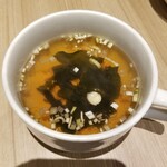 中華厨房あんにん - 炒飯のスープ