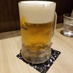 中華厨房あんにん - 生ビール 460円