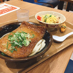 Kitchen setouchi - 大判きつねうどんと鶏飯のセット 990円