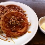 パンガレットのバターがすごくおいしい☆