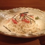 喜楽屋 - 居酒屋さんでは本当に珍しい「〆素麺」お値段¥500-ですが、お値段以上ですよ