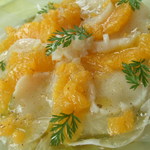 イル カフェ・モリタ - ランチ追加メニュー　ほたてのカルパッチョ