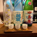Sake No Tabouzu - 夏酒セット(上喜元 白麹仕込み 白あかり、誠鏡 純米生原酒 超辛口、中島屋 純米吟醸)