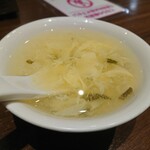 中華料理 菜香菜 - ・炒飯のスープ