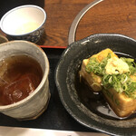 Kogaraya - 揚げ出し豆腐とウーロン割り