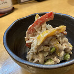 ばんじょう - 白ゴーヤとクルミの胡麻味噌あえ