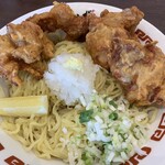 らーめん 桜 - 冷やしから揚げラーメン