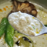 アプランティ - 夏限定タイ風COCO夏（ココナッツ）カレー（ライスL・辛さ6番）＋カレールー大盛