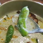 アプランティ - 夏限定タイ風COCO夏（ココナッツ）カレー（ライスL・辛さ6番）＋カレールー大盛