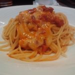 イタリアン・トマト 自家焙煎珈琲工房 - モッツァレラのトマトクリームのパスタ