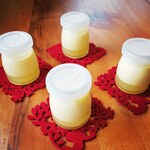 Cafe&Salon 니이나 - 플레이트 디저트(오렌지 2층 젤리)