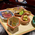 奈良 而今 - 一人分取り分けてみた！