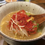 酒女 うろこ - 唐辛子が埋まってました