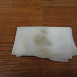 ラーメン二郎 - 拭くとこうなる