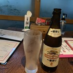 たらいうどん椛や - ビール