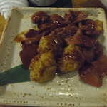 い奈本 - つくねと白レバー（たれ焼）でございます（2012.06）