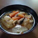 アイザワ商店 ございん - 「8月31日のランチセット」大根とあぶらあげのおみそ汁