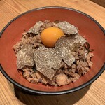 Rare bird course (5 pieces of yakitori, minced truffle rice)