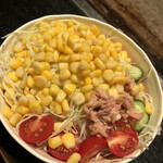 おおきに - 野菜サラダ　　500円
もう少しツナがあればなぁ〜‼︎