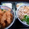 ふなと - ミックス天丼＋小うどん