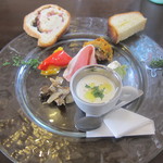 トラットリア エ ピッツェリア アミーチ - 前菜盛り合わせ