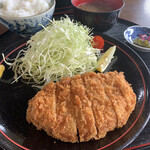 地魚料理　信 - とんかつ定食 1,200円