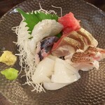 金町製麺 - 刺身盛