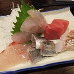 金町製麺 - 刺身盛