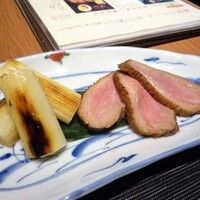 麓屋 京王プラザホテル - 焼葱＆あぶり合鴨