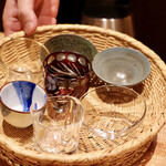 玄水 - お猪口を選びます