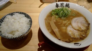 kyoutora-mentoukashun - 桃花春ラーメン750円