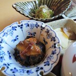 粋な屋 坂本 - ズッキーニと茄子の味噌炒め