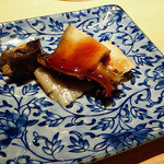 鮨 多門 - ５時間以上蒸したアワビちゃん♪