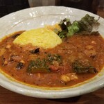 SPICY CURRY 魯珈 - 夏バテ対策！ゴーヤと蛸の酸っぱ辛カレー