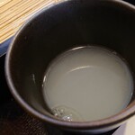 手打ち蕎麦 杜若 - 蕎麦湯