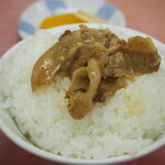 萬里 - 豚バラ肉 オンザライス