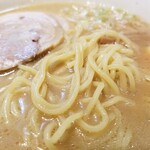 老麺処 圓 - 麺の表情。