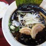 Kogashiramemmenyamakoto - 炎上焦がし醤油麺＋ごはん