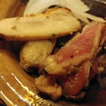 とりもん - 断面　胸とモモ