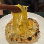 野菜da PIZZA DA☆DAN - 皿まで食べられるカルボナーラ